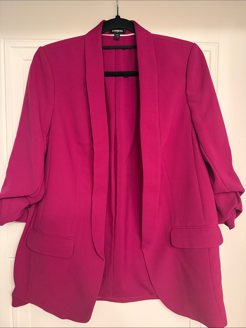 Express Pink Open Blazer